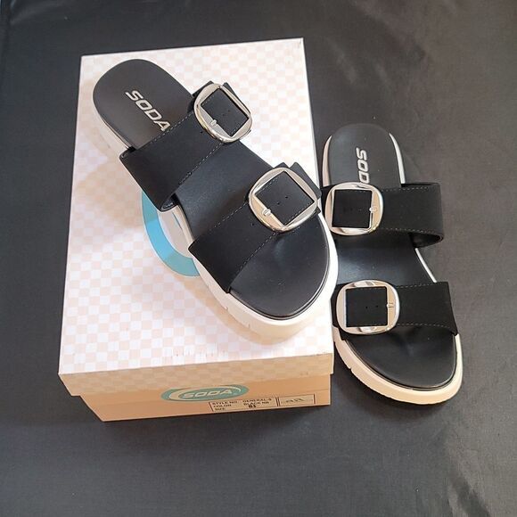 BRAND NEW GENERAL CASUAL SANDALS ADJUSTABLE BUCKLE STRAP CLOSURE SANDAL G1 - Picture 14 of 15